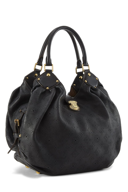 Louis Vuitton, Pre-Loved Black Monogram Mahina Large, Black