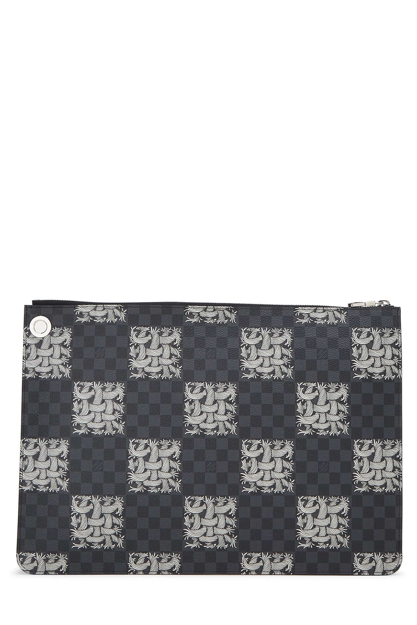 Louis Vuitton, Pré-aimé Christopher Nemeth x Louis Vuitton Damier Graphite Pochette Jour GM, Noir