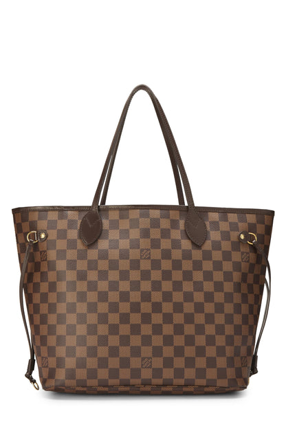 Louis Vuitton, Pre-Loved Damier Ebene Neverfull MM, Brown