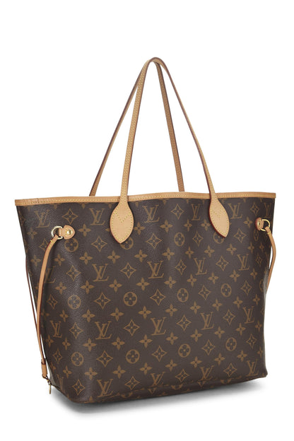 Louis Vuitton, Neo Neverfull MM en toile monogram rouge d'occasion, rouge