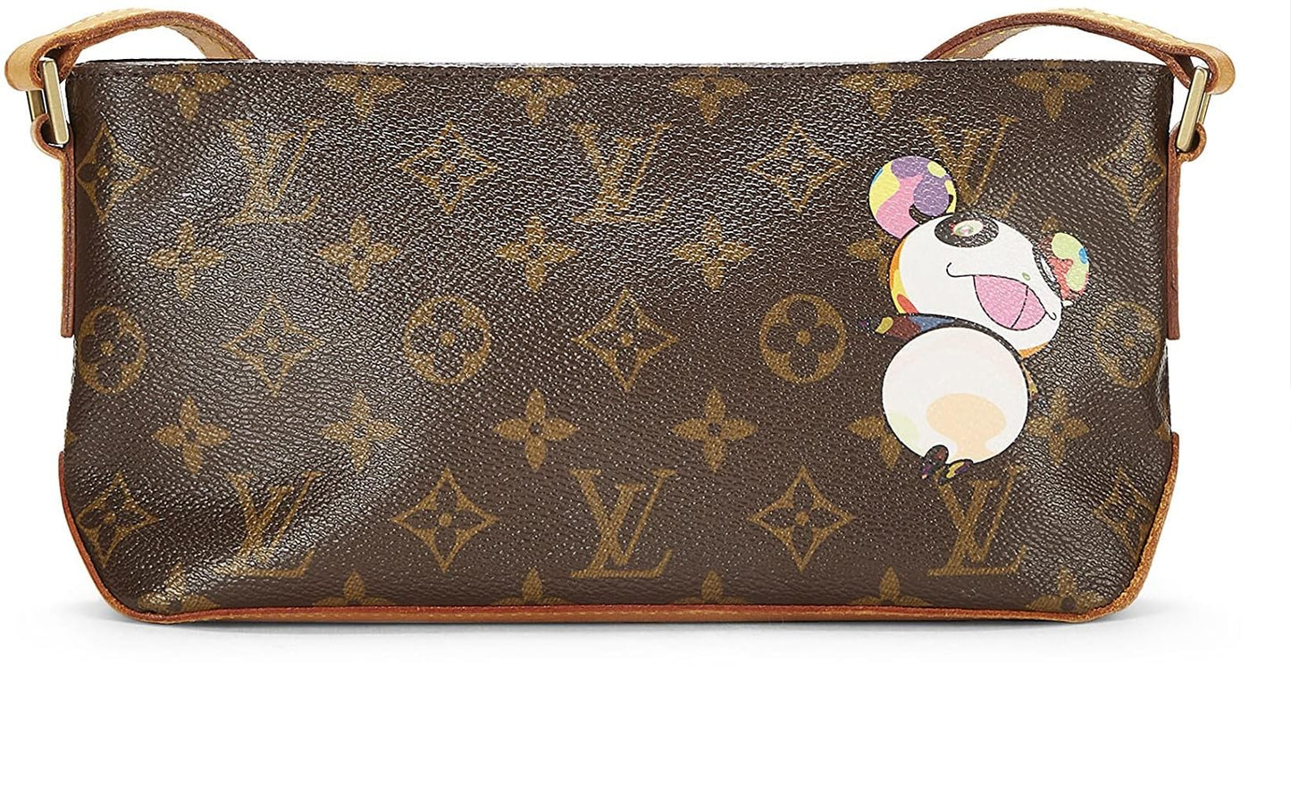 Louis Vuitton, Pre-Loved Takashi Murakami x Louis Vuitton Monogram Canvas Panda Trotteur, Brown