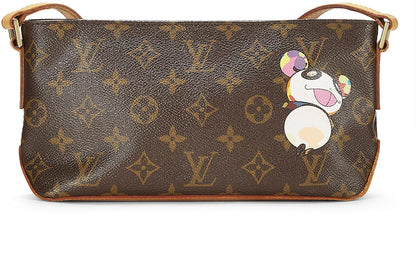 Louis Vuitton, Takashi Murakami x Louis Vuitton Monogram Canvas Panda Trotteur, Marron