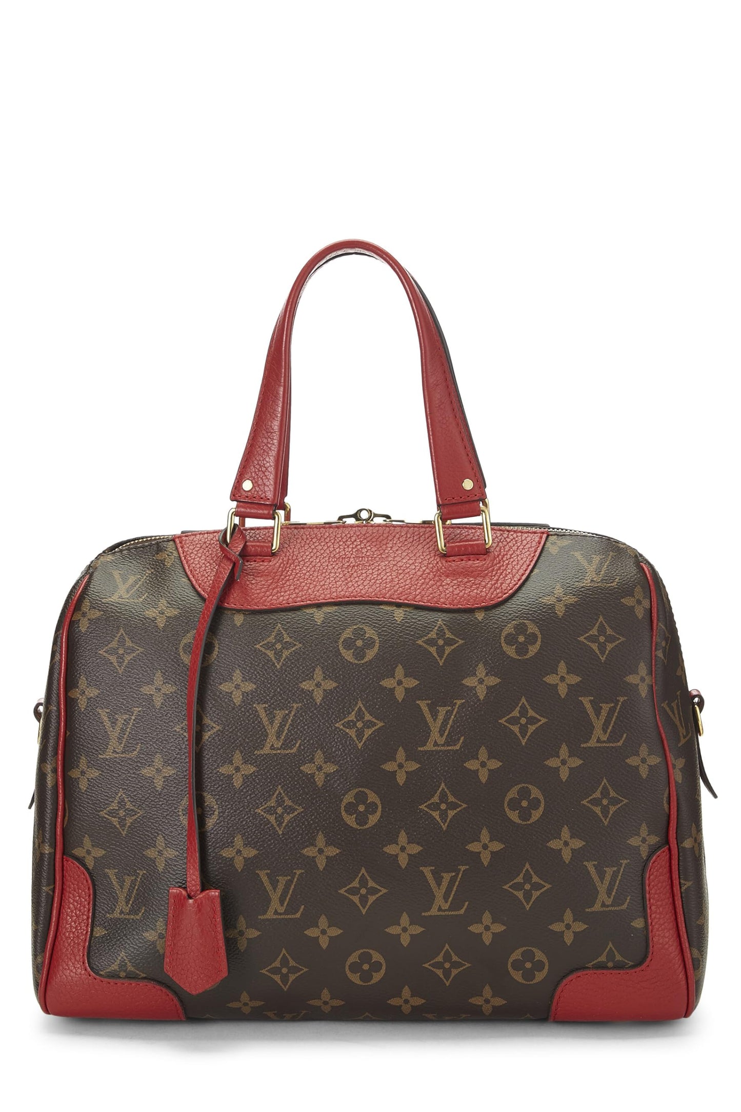 Louis Vuitton, Retiro NM de lona con monograma rojo Pre-Loved, Rojo