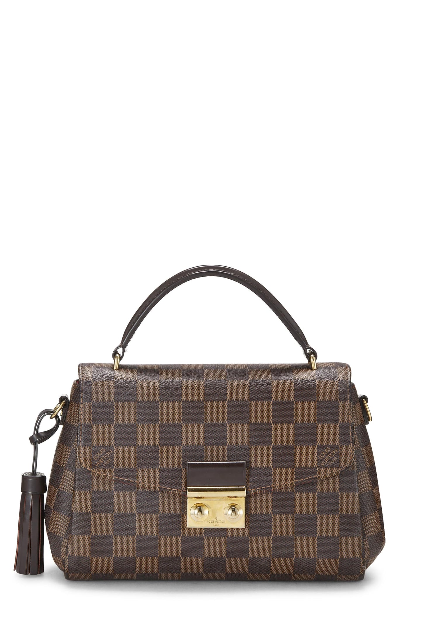 Louis Vuitton, Pre-Loved Damier Ebene Croisette, Brown