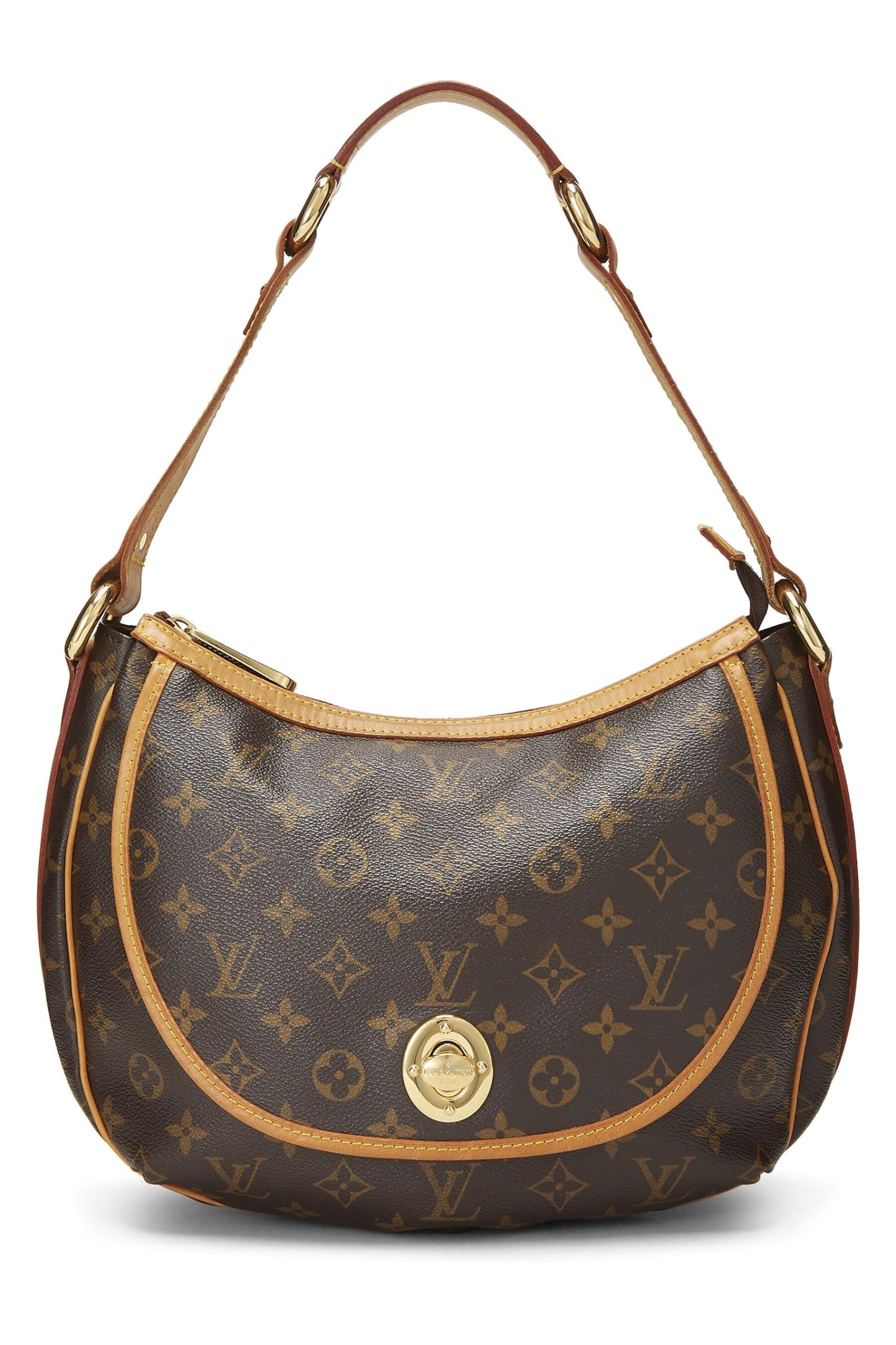 Louis Vuitton, Tulum PM en toile Monogram d'occasion, marron