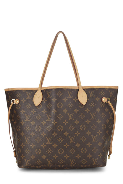 Louis Vuitton, Lona con monograma rojo Pre-Loved Neo Neverfull MM, Rojo