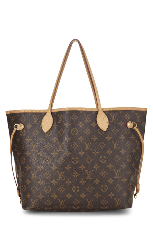 Louis Vuitton, Pre-Loved Red Monogram Canvas Neo Neverfull MM, Red