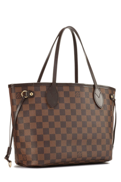 Louis Vuitton, Damier Ebene Neverfull PM pre-amado, Marrón