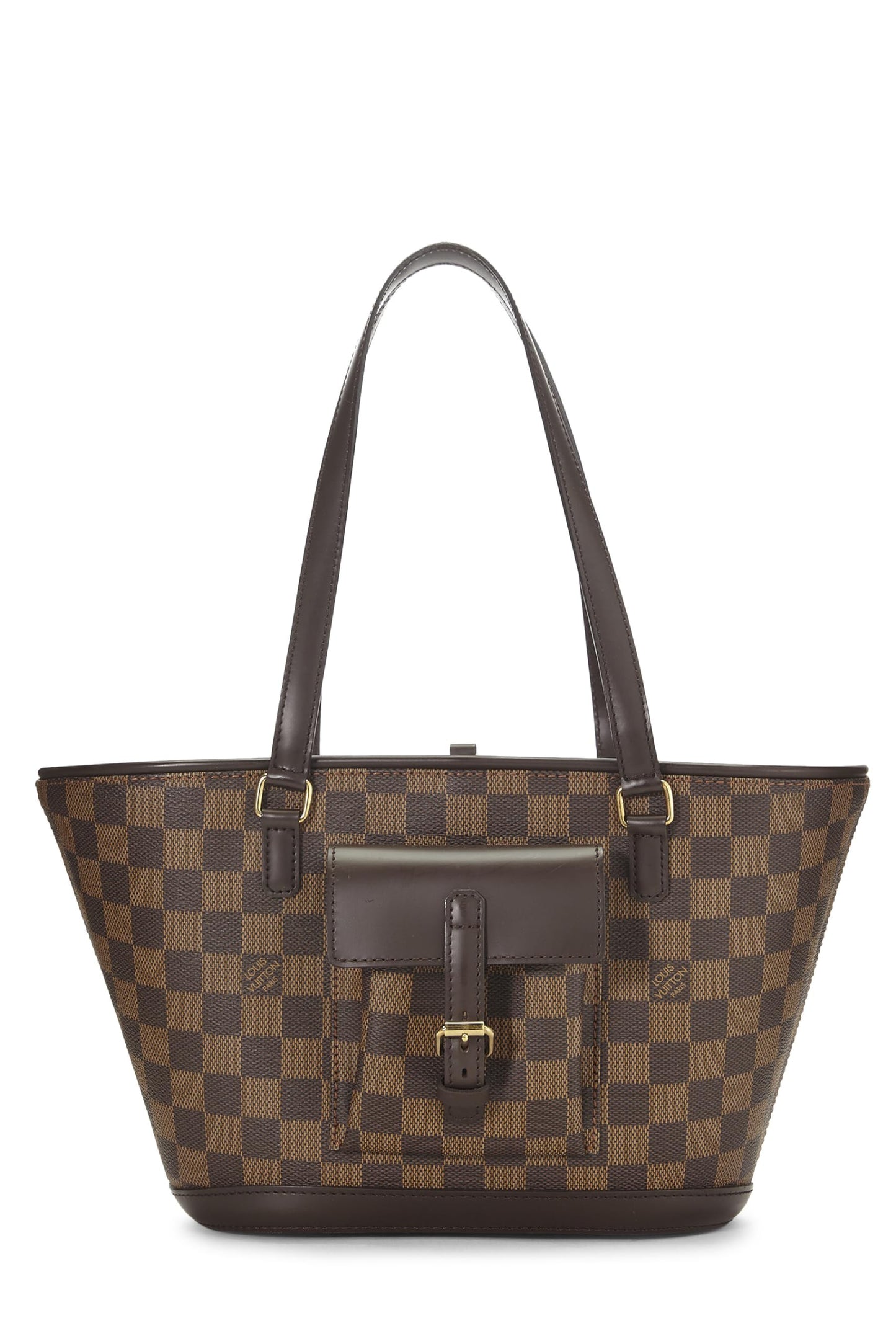 Louis Vuitton, Pre-Loved Damier Ebene Manosque PM, Brown