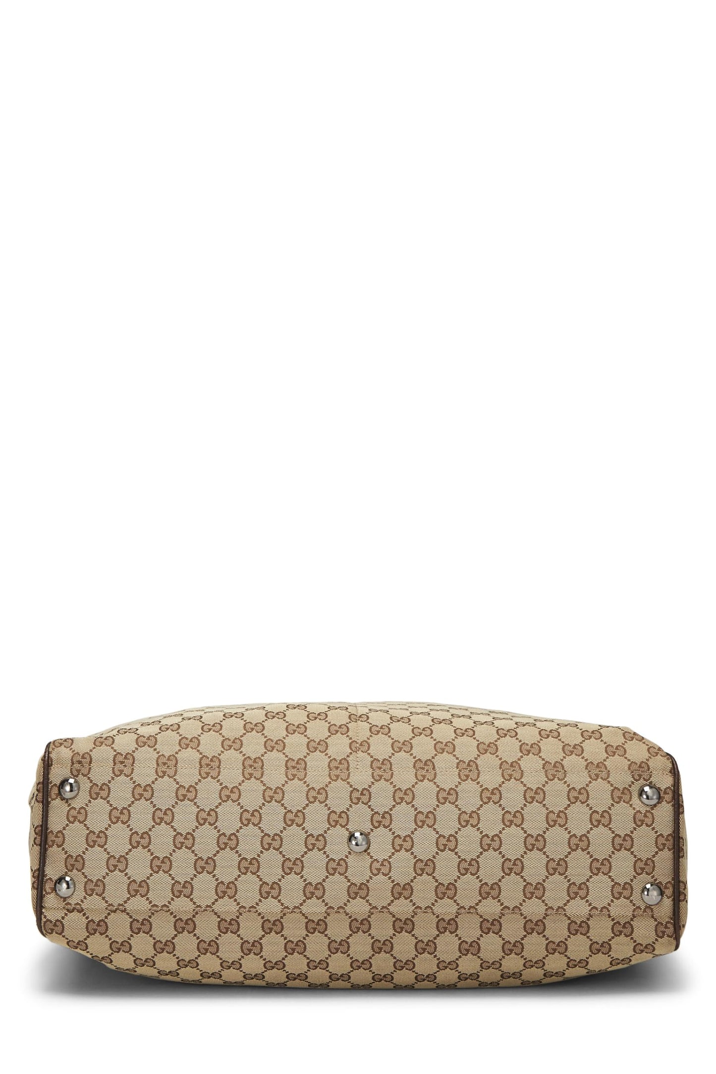 Gucci, sac fourre-tout de poche en toile GG d'origine, grand modèle, marron