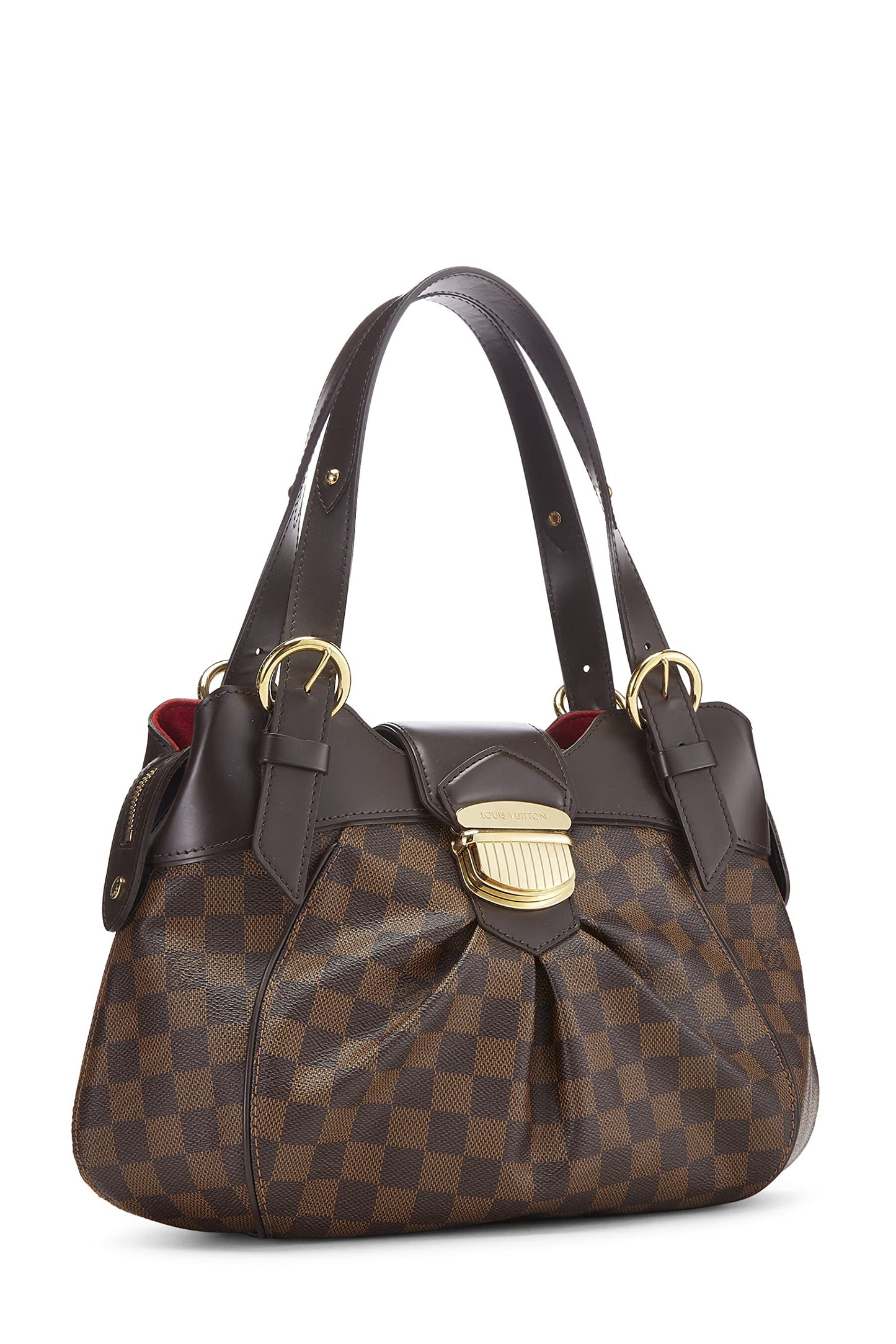 Louis Vuitton, Damier Ebene Sistina PM d'occasion, marron