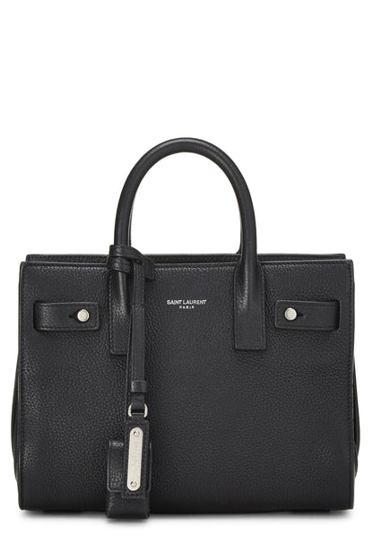 Yves Saint Laurent, Sac De Jour de piel de becerro negra Pre-Loved, Negro