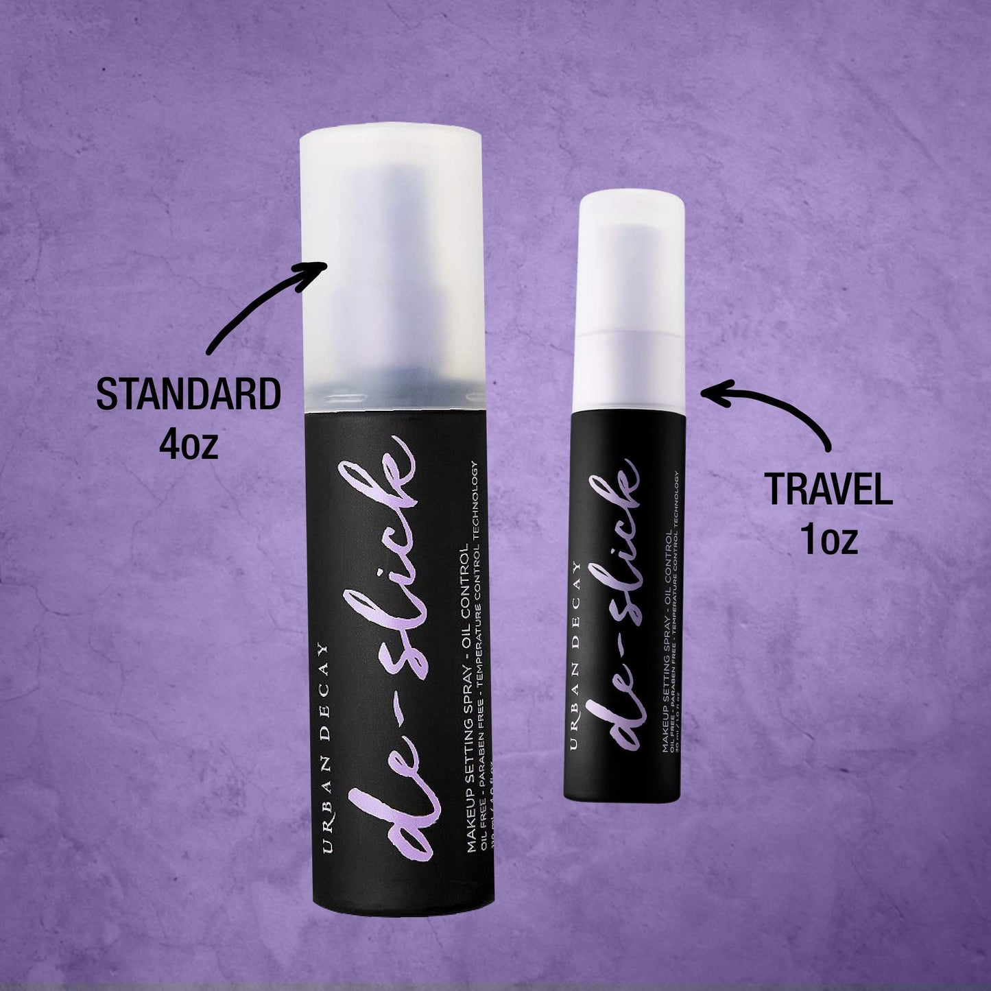 Urban Decay De-Slick Mattifying Makeup Setting Spray for Face (Travel Size), Waterproof, Smudge-proof, Oil & Shine Control, for Oily Combination Skin, Oil-free, Vegan, Cruelty-free - 1 fl oz