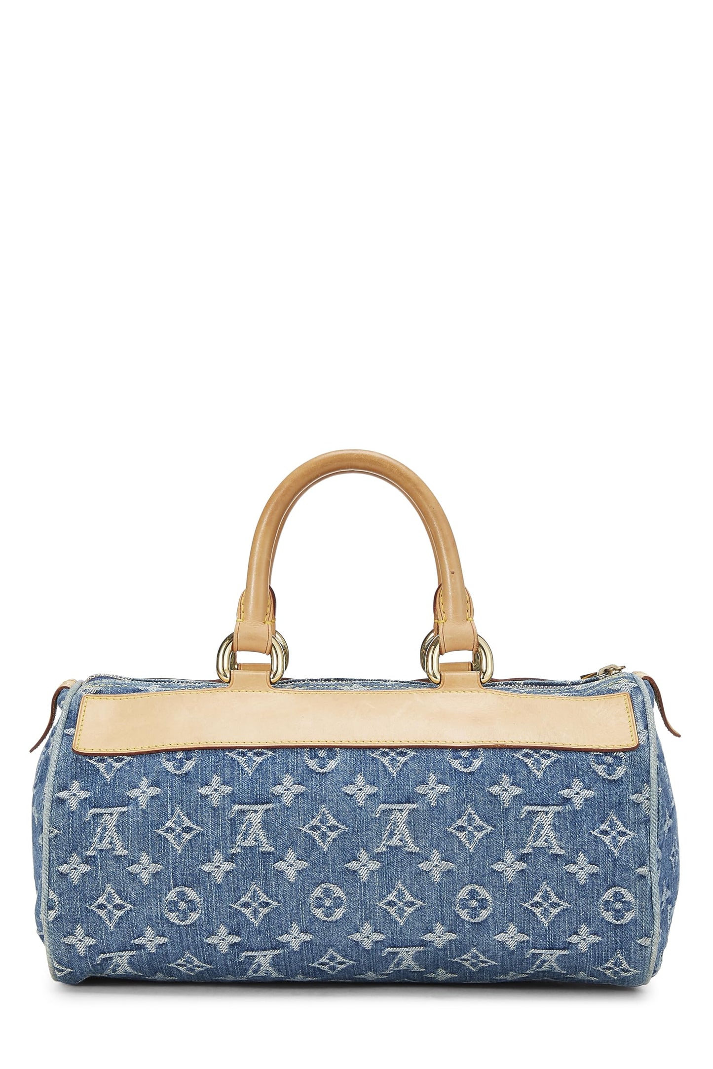 Louis Vuitton, Neo Speedy en denim bleu monogrammé d'occasion, bleu