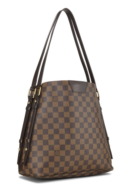 Louis Vuitton, Cabas Rivington Damier Ebène d'occasion, marron