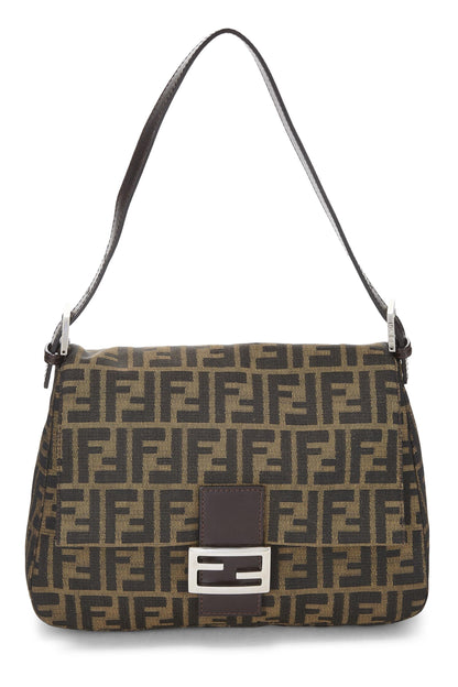 Fendi, Mama en toile Zucca marron pré-aimée, Marron