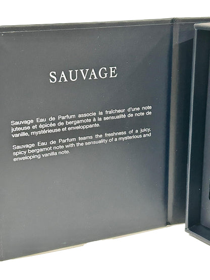 Dior SAUVAGE Perfume & Shower Gel Men Travel MINI SET (Perfume 10 ML / 0.34 Fl Oz & Shower Gel 20 ml)