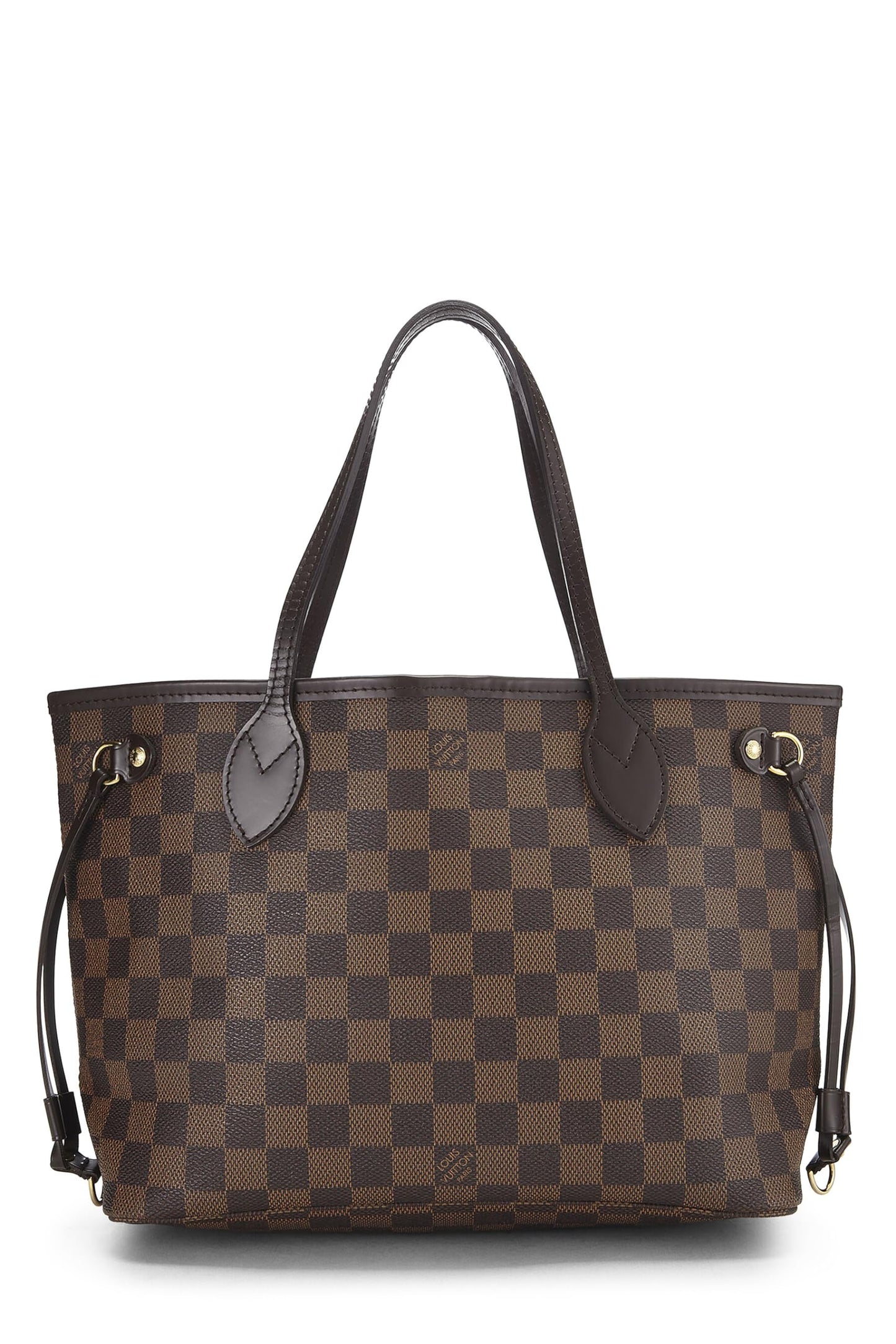 Louis Vuitton, Damier Ebene Neverfull PM d'occasion, marron