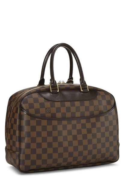 Louis Vuitton, Pre-Loved Damier Ebene Deauville Special Order, Brown