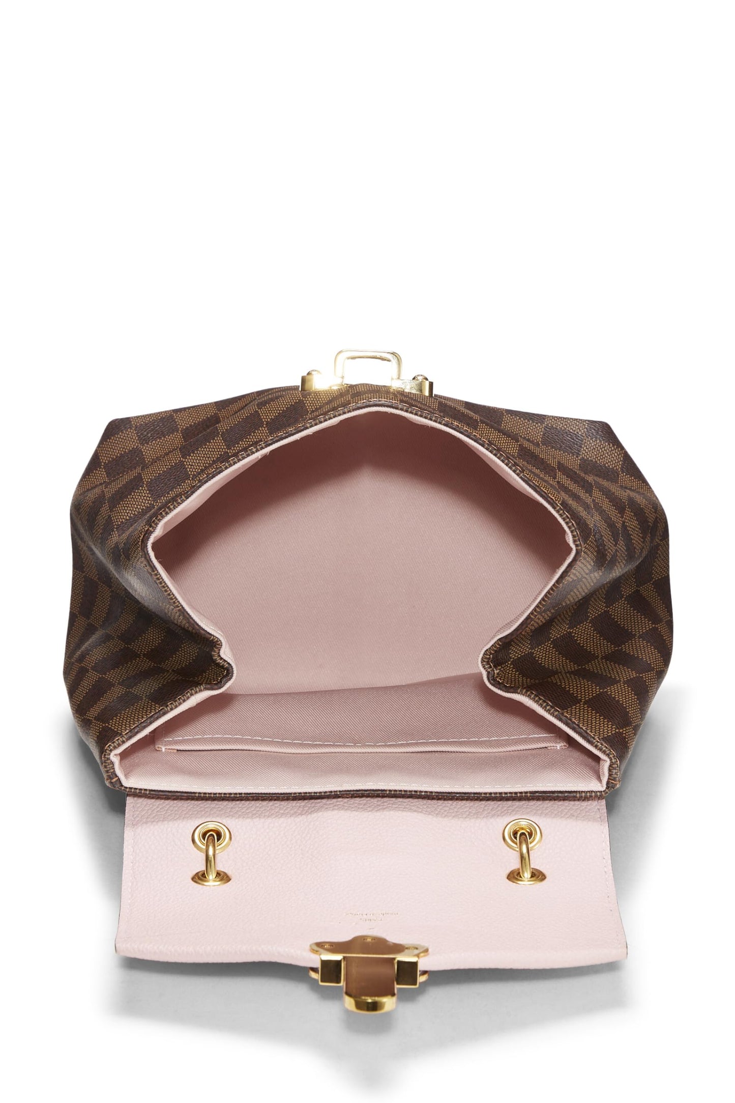 Louis Vuitton, Sac à dos Damier Ebene Clapton rose pré-aimé, Rose