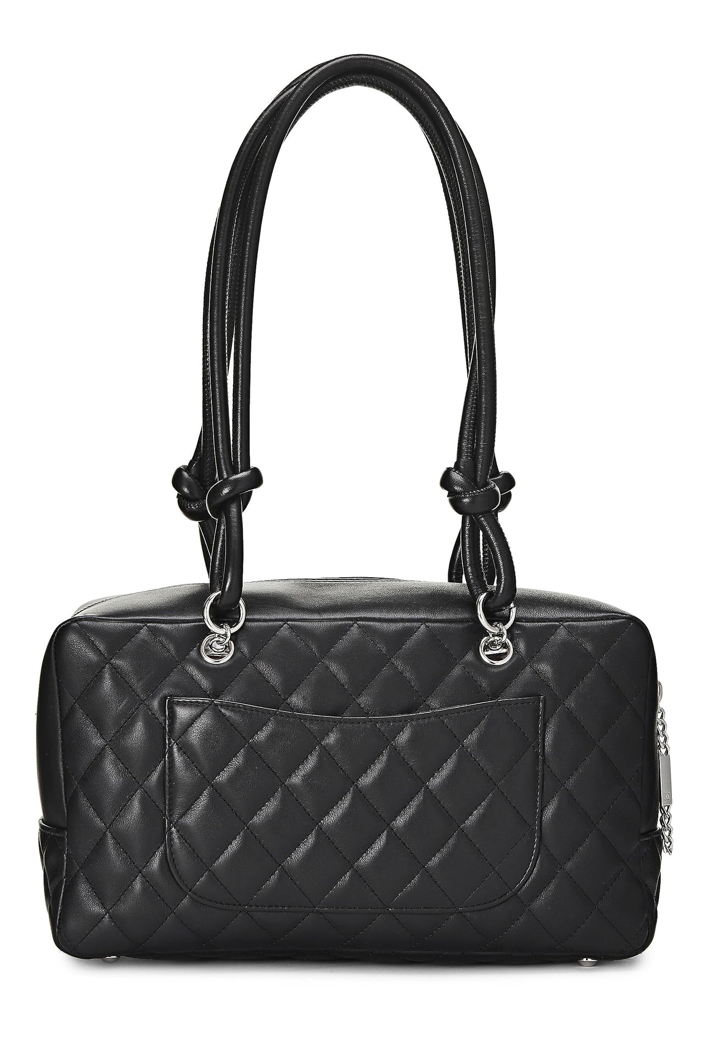 Chanel, Pre-Loved Black Calfskin Cambon Ligne Bowler, Black