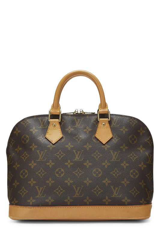 Louis Vuitton, Alma PM en toile Monogram d'occasion, marron