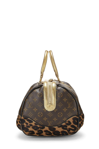 Louis Vuitton, Pre-Loved Brown Monogram Leopard Stephen Bag, Brown