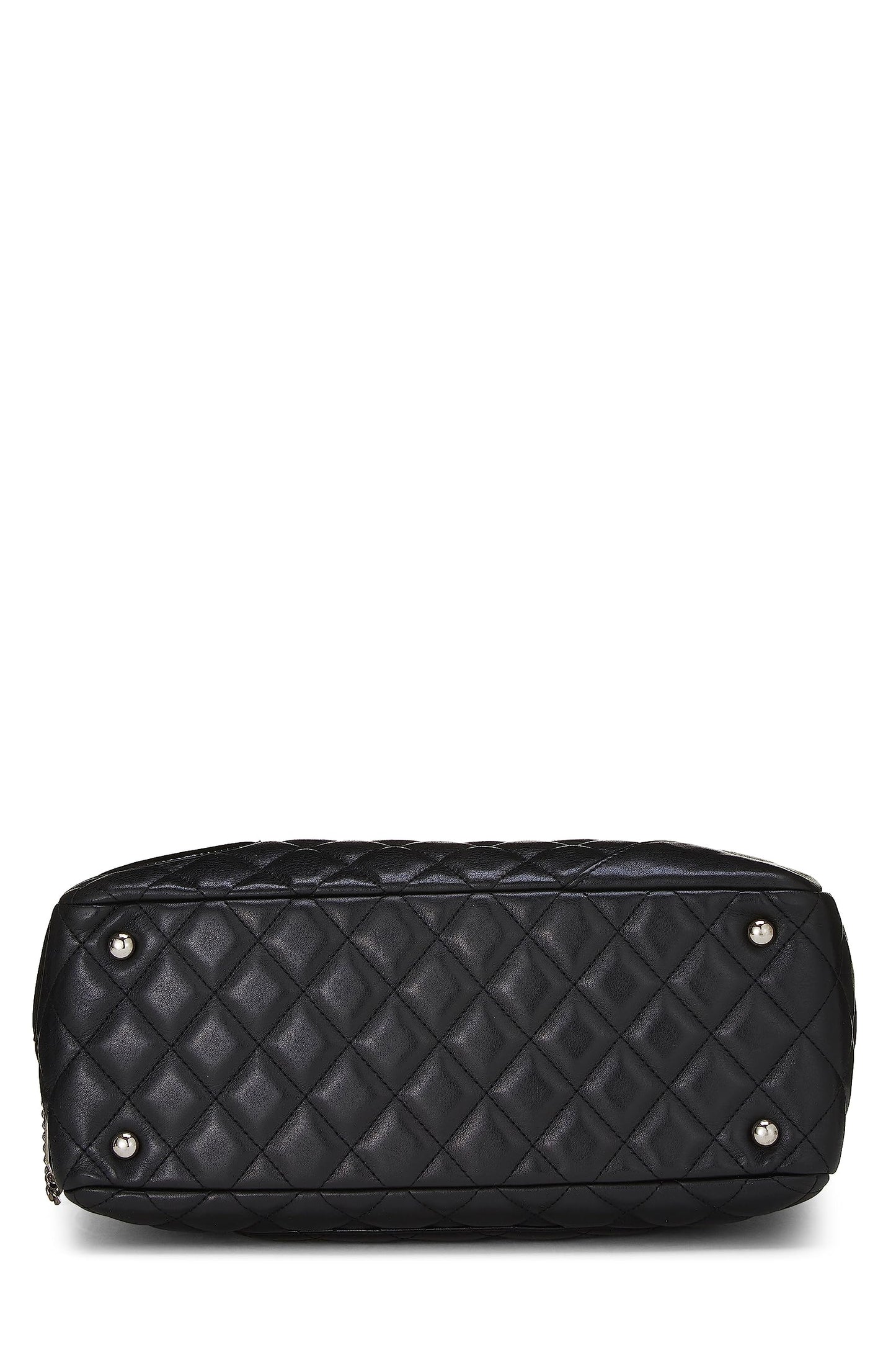 Chanel, Bowler Cambon Ligne en cuir de veau noir d'occasion, noir