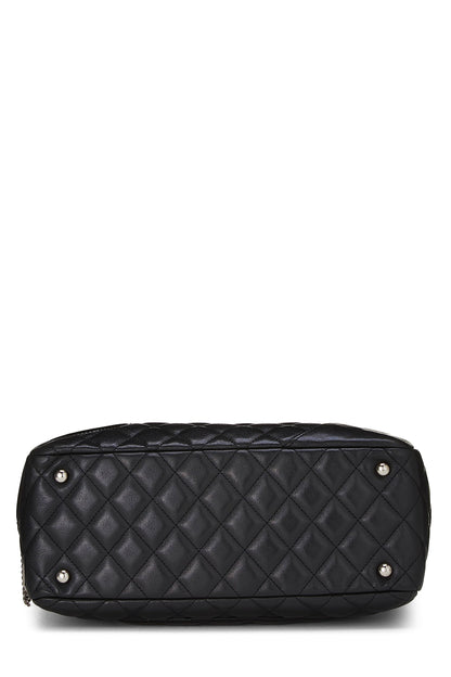 Chanel, Bombín Cambon Ligne de piel de becerro negra Pre-Loved, Negro