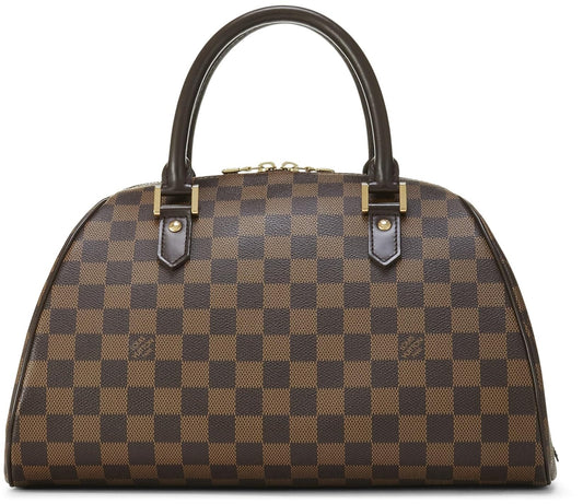 Louis Vuitton, Pre-Loved Damier Ebene Ribera MM, Marrón