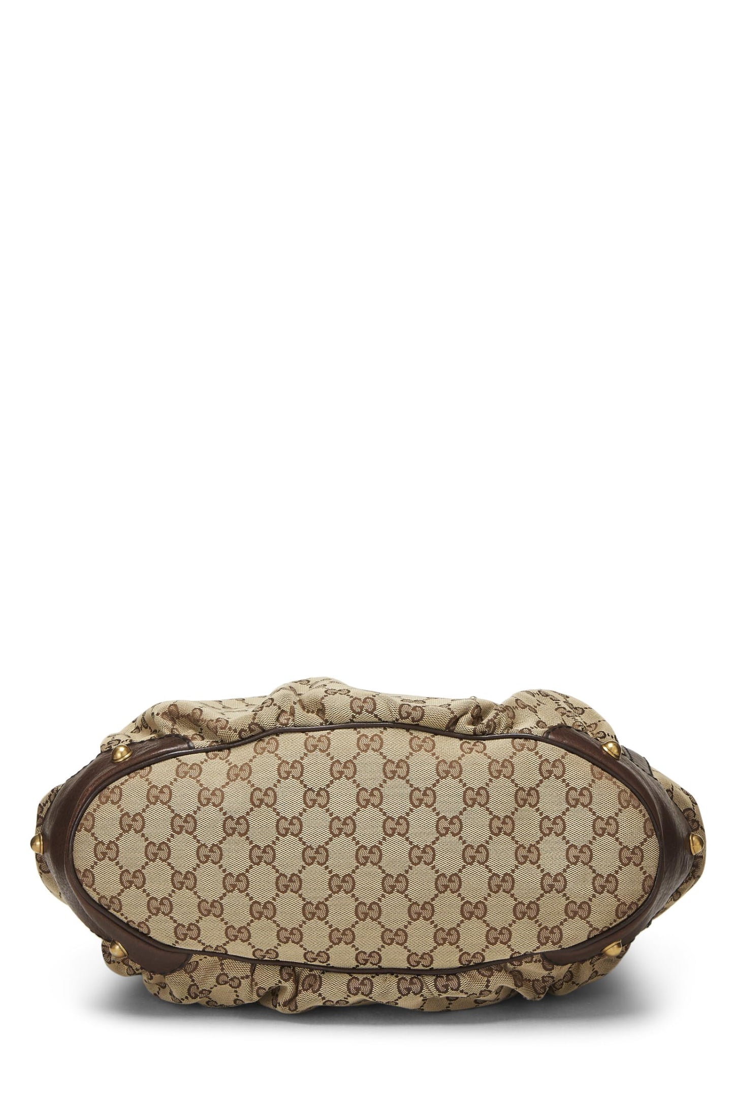 Gucci, sac fourre-tout Jockey en toile GG d'origine, grand modèle, marron