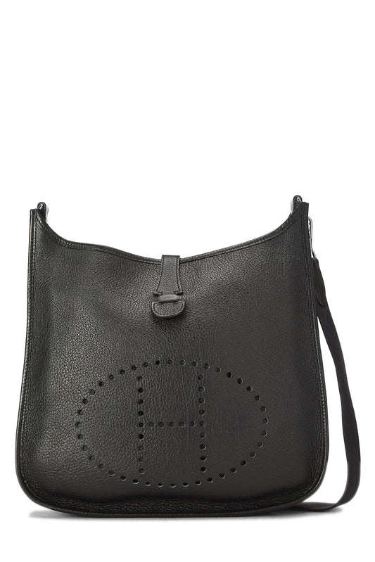 Hermès, Pre-Loved Negro Clemence Evelyne I PM, Negro