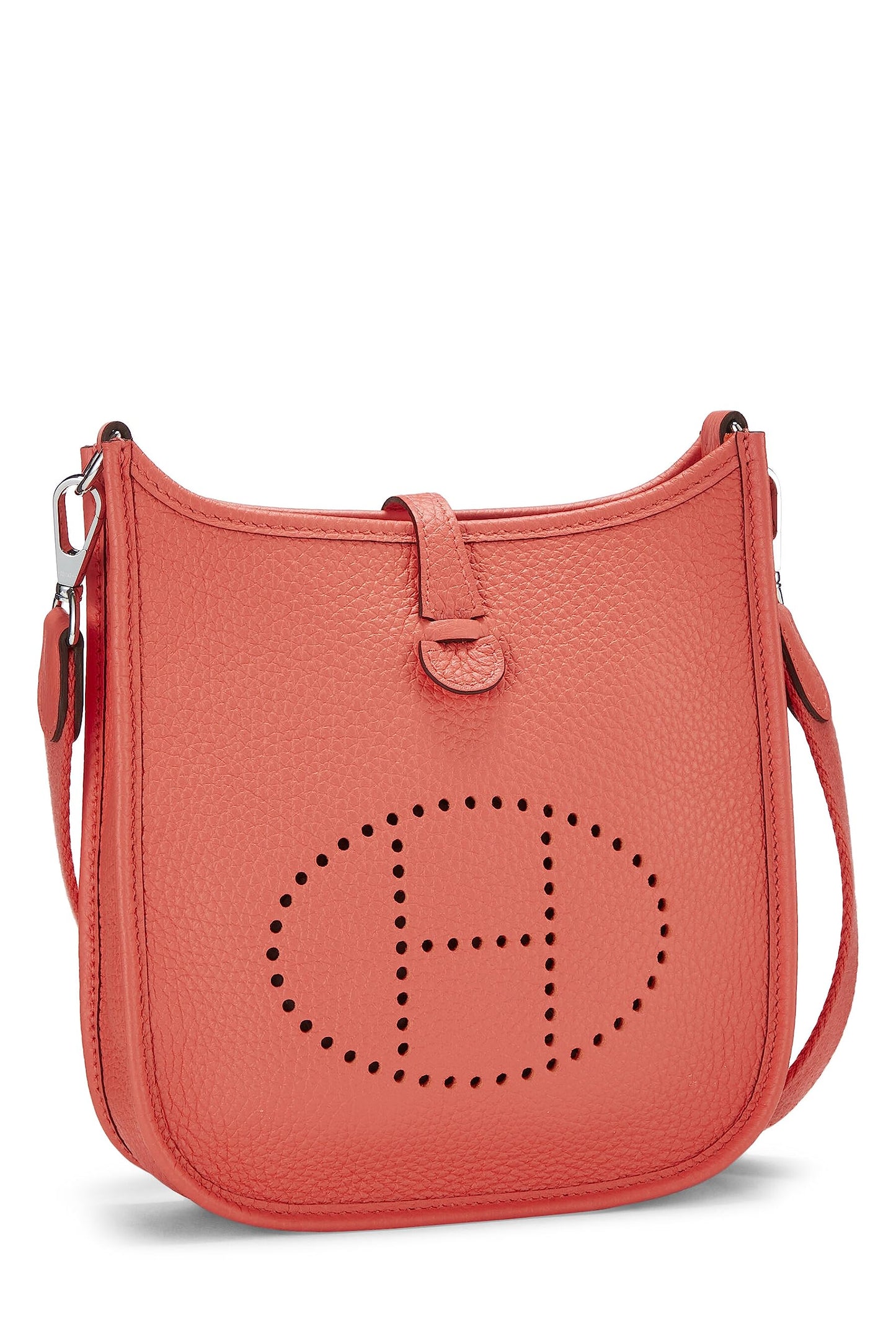 Hermès, Pre-Loved Rose Texas Clemence Evelyne Amazone TPM, Rose Texas