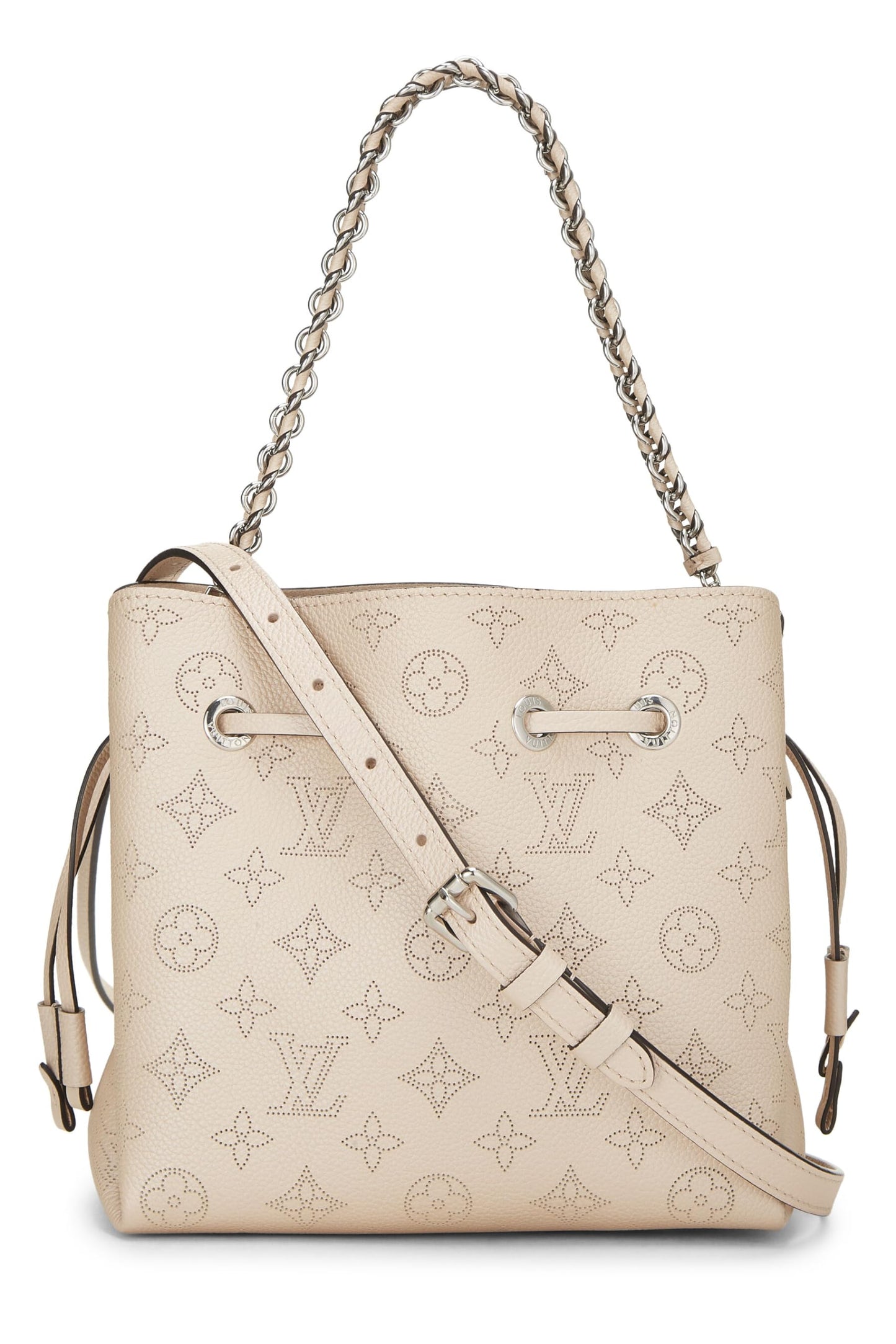 Louis Vuitton, sac seau Mahina Bella rose d'occasion, rose