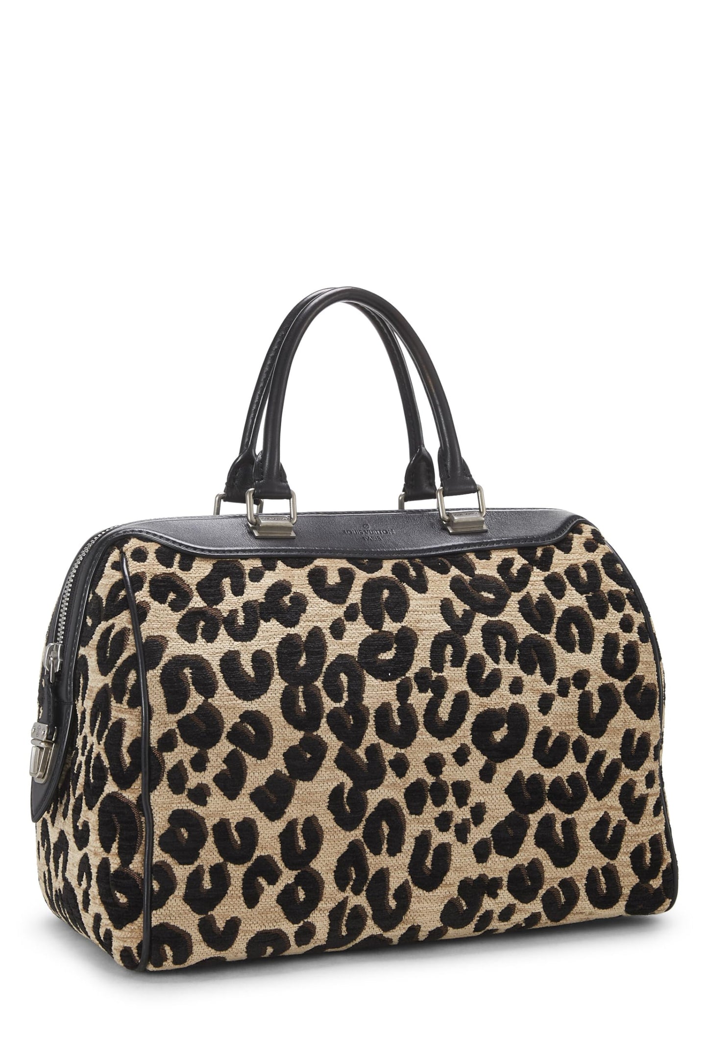 Louis Vuitton, Stephen Sprouse x Louis Vuitton Leopard Speedy 30 d'occasion, noir