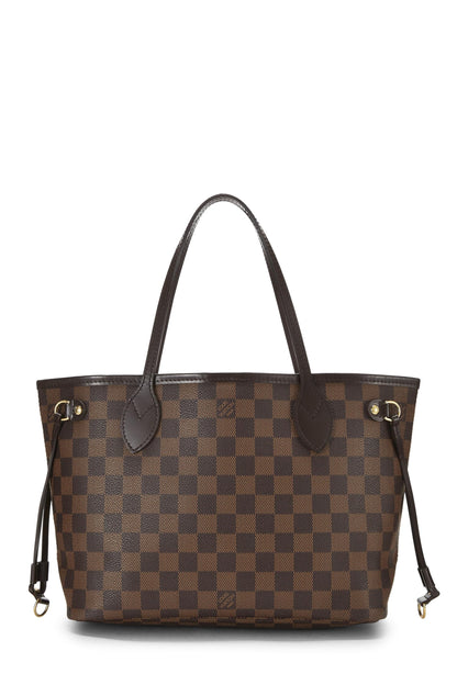 Louis Vuitton, Pre-Loved Damier Ebene Neverfull PM, Brown