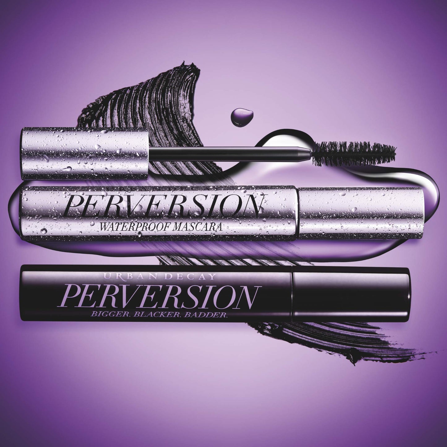 Urban Decay Perversion Volumizing Waterproof Mascara, Black Lengthening Mascara, Buildable Lash Volume & Length, Nourishing Proteins & Amino Acids, Cruelty-free, Paraben-free - 0.34 fl oz