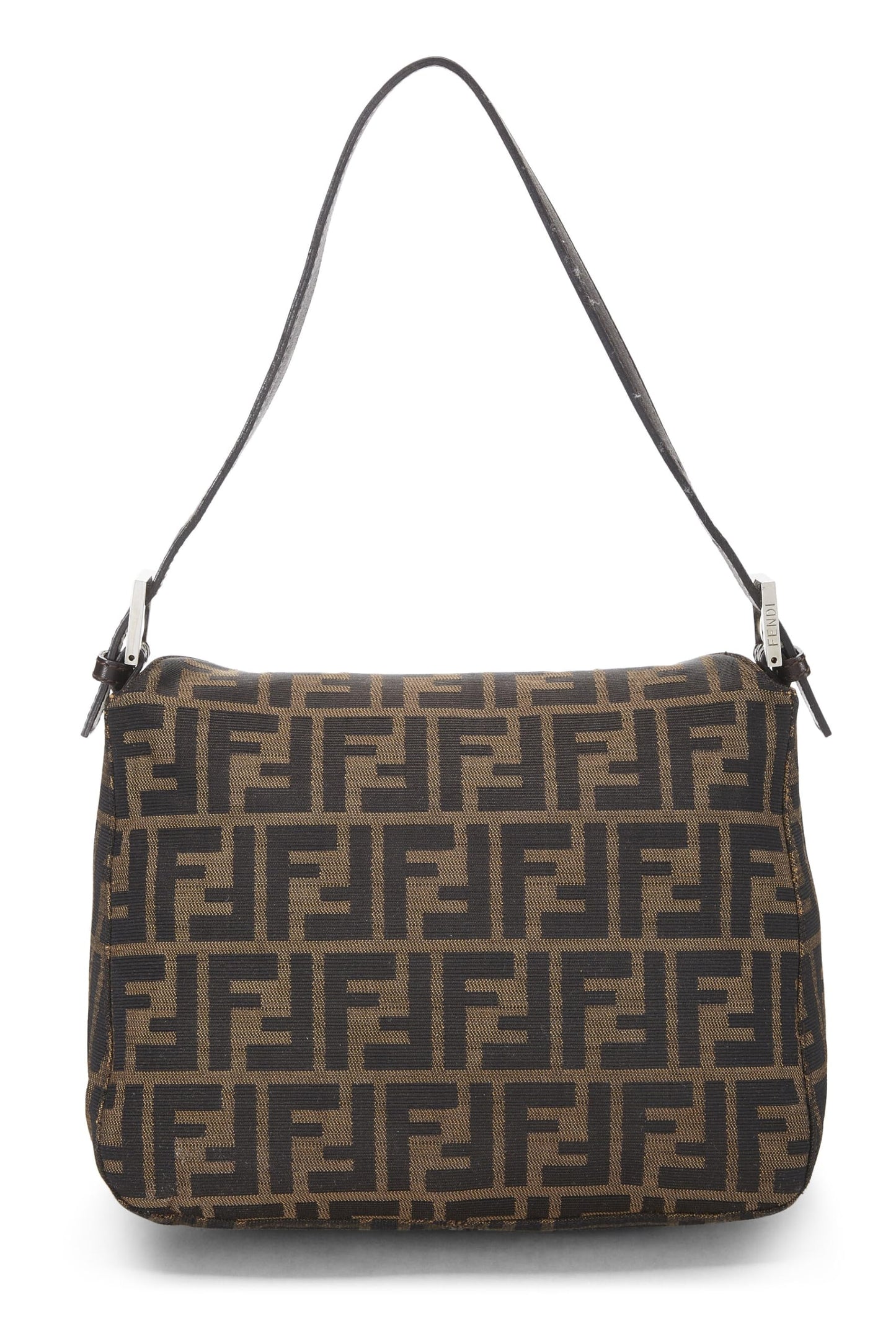 Fendi, Pre-Loved Brown Zucca Canvas Shoulder Bag, Brown