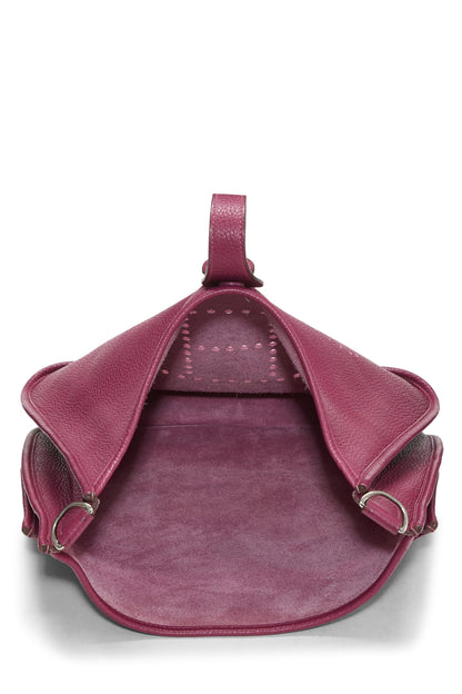 Hermès, Pre-Loved Bois de Rose Clemence Evelyne III GM, Purple