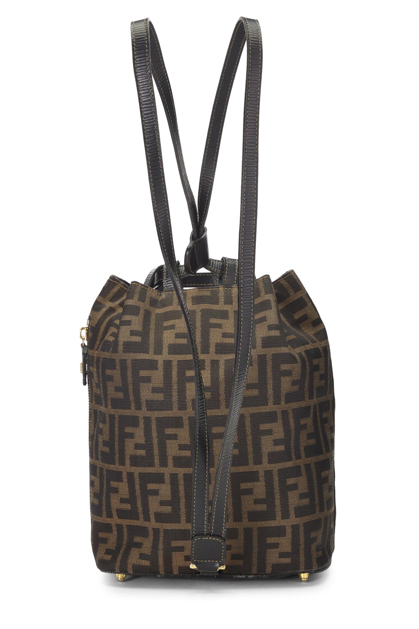 Fendi, Mochila tipo cubo Zucca marrón pre-Loved, Marrón