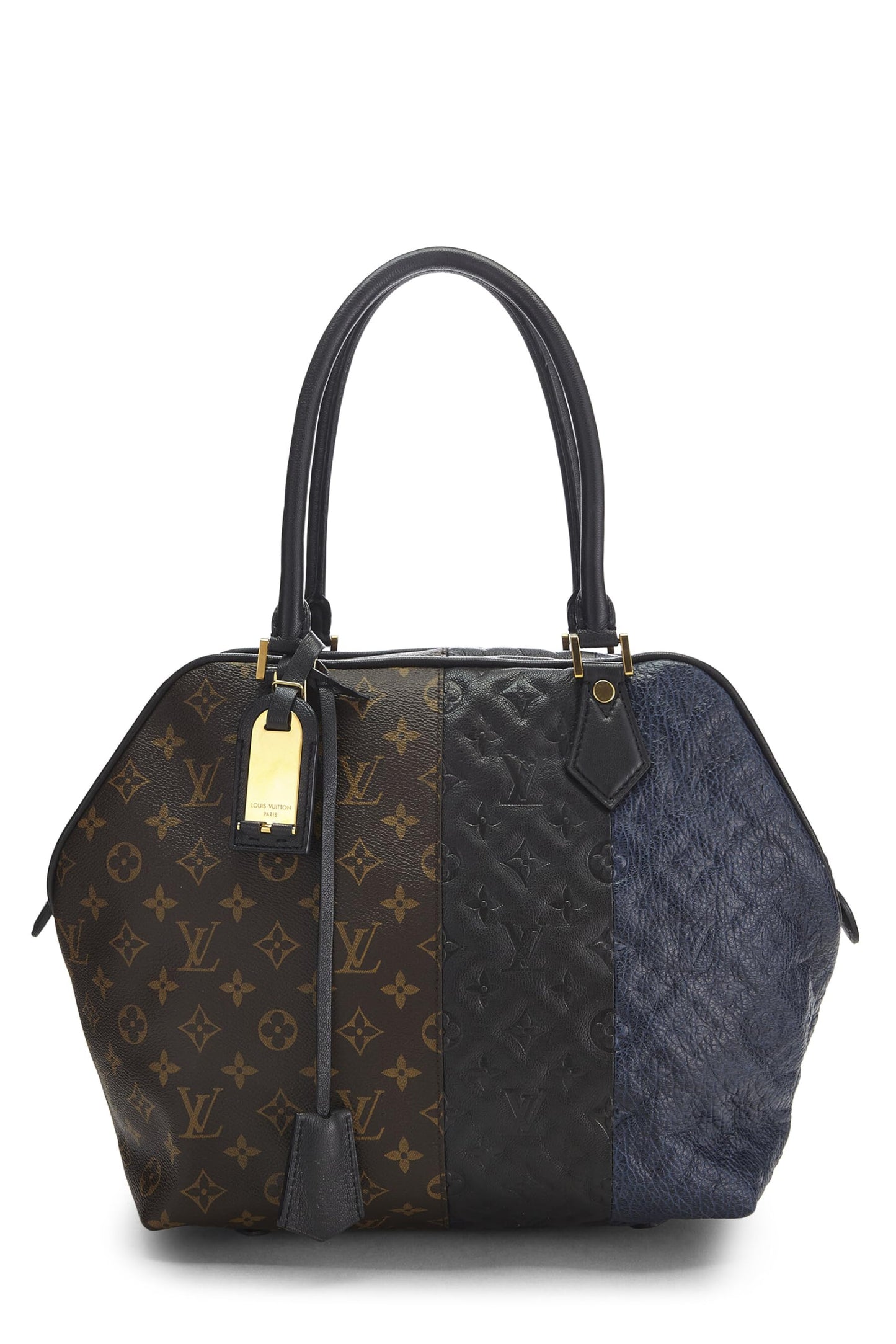 Louis Vuitton, sac fourre-tout Marine Blocks Monogram d'occasion, marron