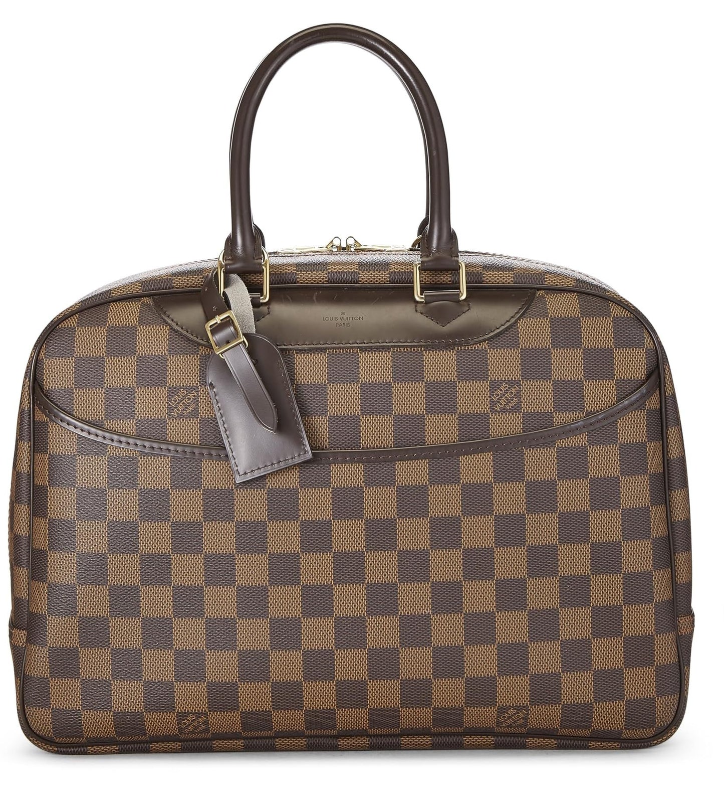 Louis Vuitton, Pre-Loved Damier Ebene Deauville, Marrón