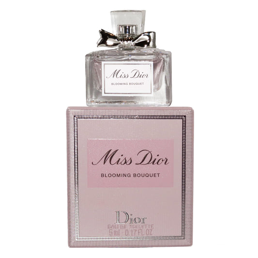 Miss Dior Blooming Bouquet de Christian Dior EDT para mujer en tamaño de viaje, 0,17 oz Splash