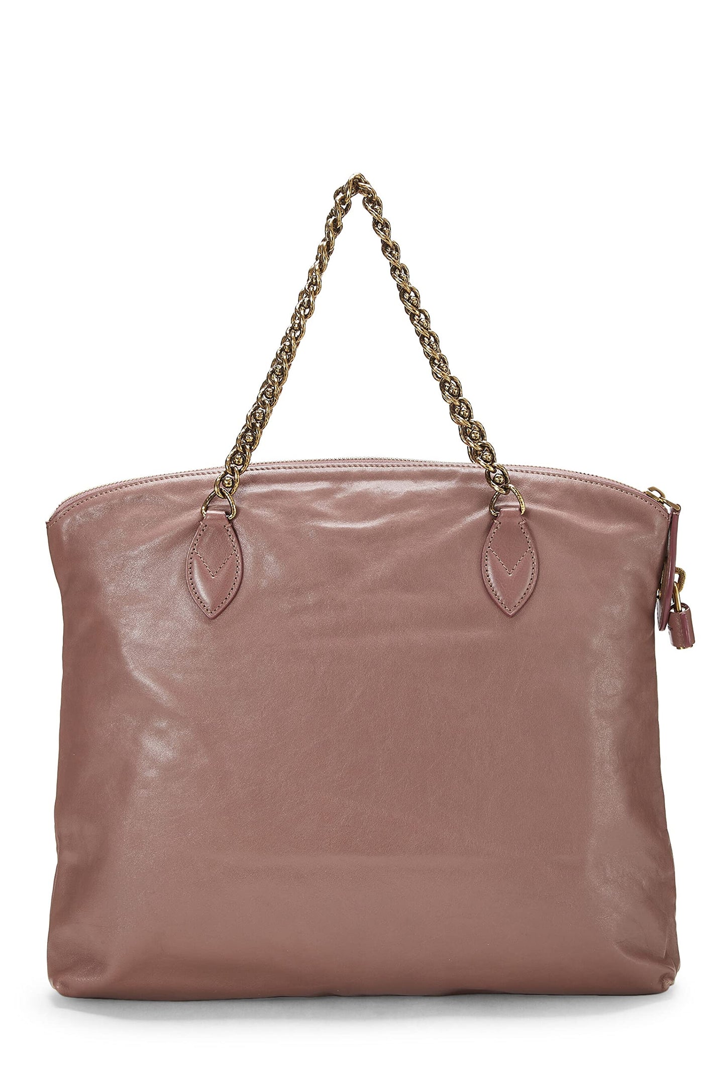 Chanel, Pre-Loved Pink Leather Cuir Boudoir MM, Pink