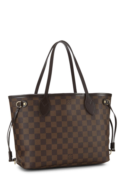 Louis Vuitton, Damier Ebene Neverfull PM d'occasion, marron