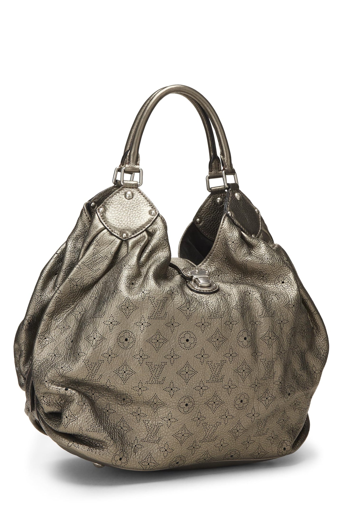 Louis Vuitton, Mahina XL Argent Monogram d'occasion, Argent