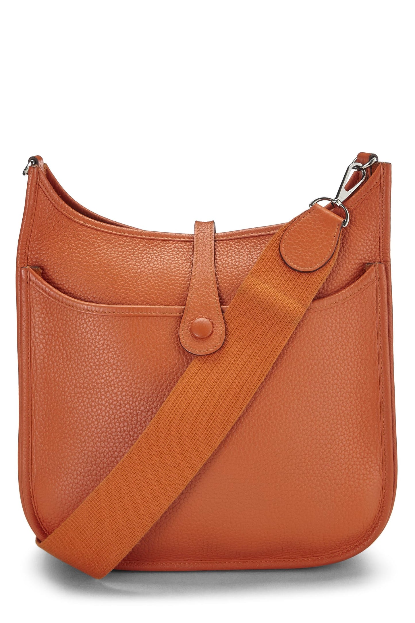 Hermès, Minium Clémence Evelyne III PM Orange d'occasion, Orange