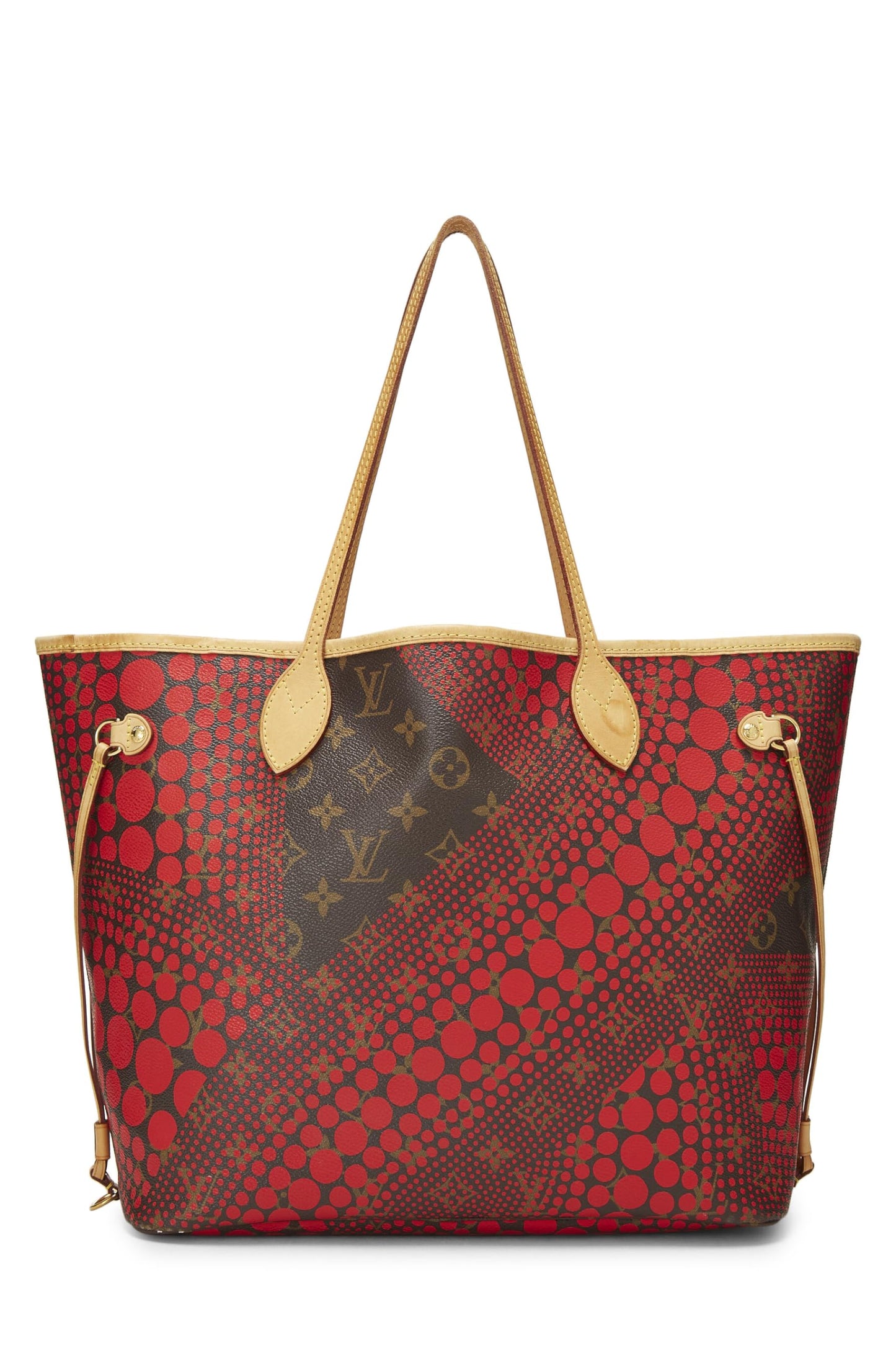 Louis Vuitton, Yayoi Kusama x Louis Vuitton Red Infinity Dots Monogram Canvas Neverfull MM, Rouge