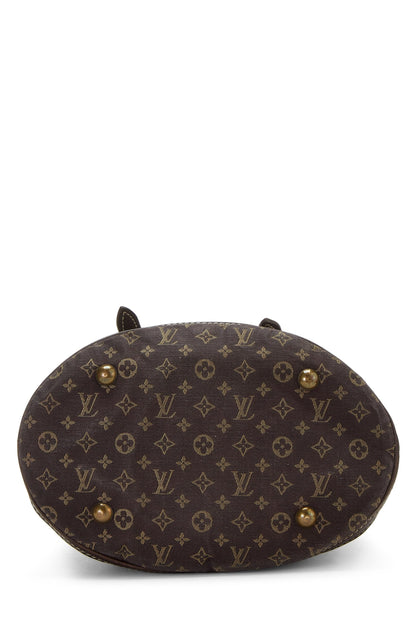 Louis Vuitton, Pre-Loved Brown Monogram Mini Lin Bucket PM, Brown