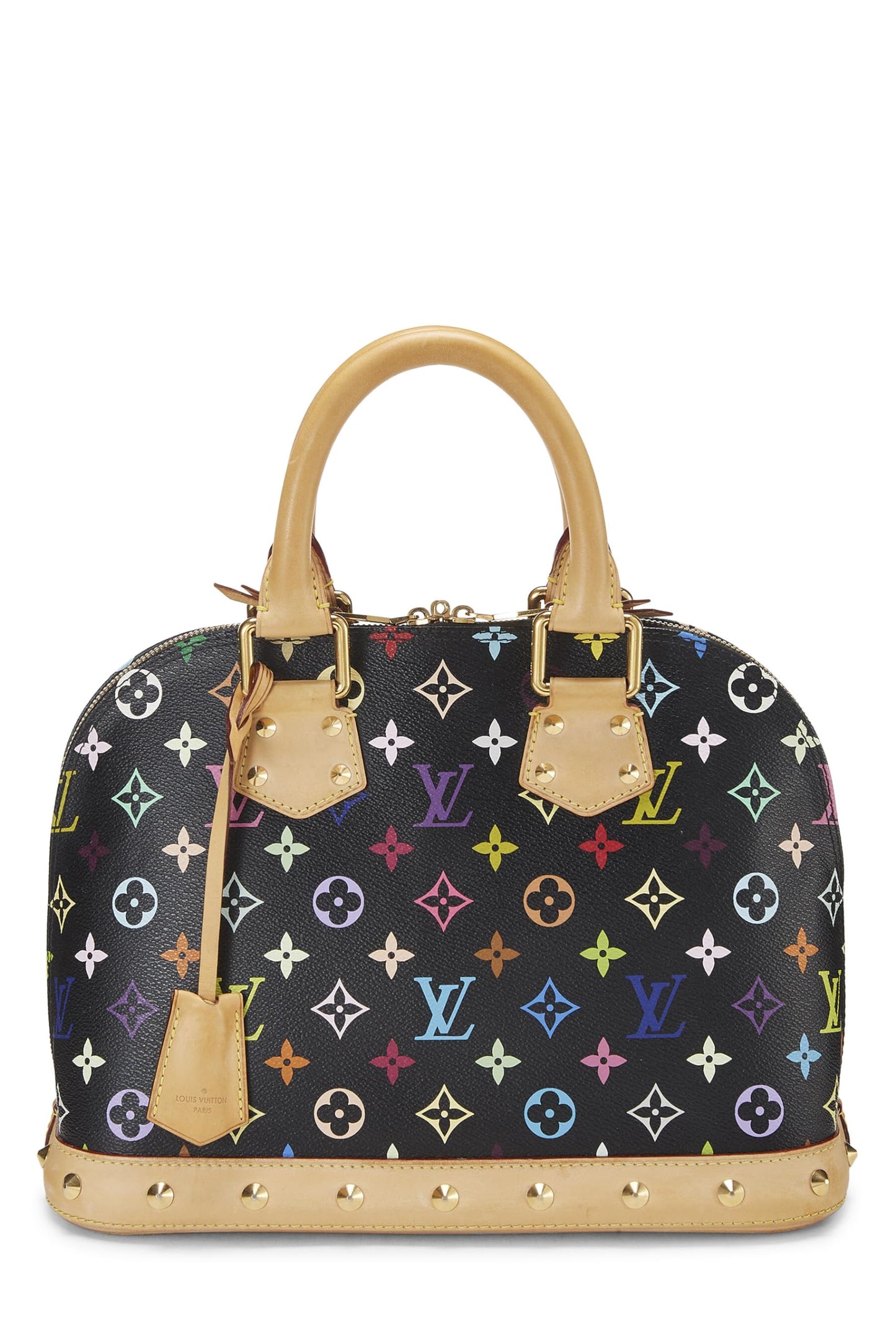 Louis Vuitton, Takashi Murakami x Louis Vuitton Alma PM NM Blanc Monogram Multicolore d'occasion, Noir